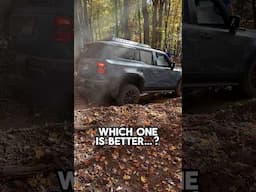 Can you settle this debate for us? #toyota #landcruiser or #tacoma #trailhunter