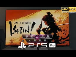 Like a Dragon Ishin! PS5 Pro Gameplay With LG Oled TV 4K HDR 60FPS Test