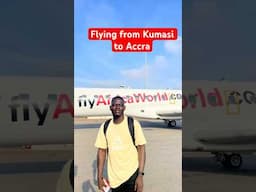 Flying From Kumasi to Accra (Domestic Flight in Ghana) #shorts