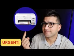 Epson Eco Tank Printer OWNERS! - You Need To Know This - Avoid CLOGS - Maintenance Box Replacement