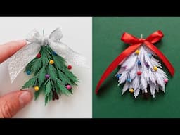 A must try quilling method! 🎄 Christmas Tree Ornament Tutorial