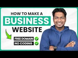 How to Create a Business Website Using AI | No Coding | 2024