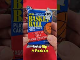 Can We Find Michael Jordan? Let's Rip a Pack! 91 Fleer Basketball #sportscards #shorts #packopening