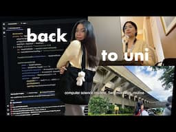 UNI VLOG 💻 5AM mornings, getting back into routine, computer science