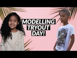 Isaac and Isabella apply for Bruce and Brown modelling agency