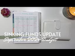 September 2024 Sinking Funds Update| Sinking Funds Counting | August 2024 Budget | Maria's Budgeting