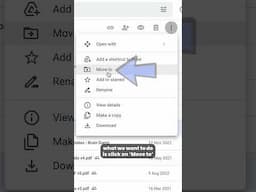 How to Move Files into Google Drive Folders