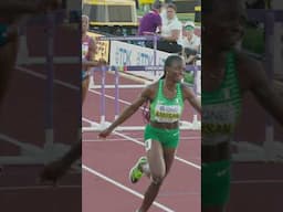 Amusan charging to her 100m hurdles world title in Oregon  #worldathleticschampionships #nigeria