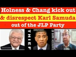 Karl Samuda got kicked out & disrespected by JLP heads Holness & Chang, very embarrassing