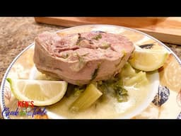 Lamb With Celery Avgolemono | Ken's Greek Table