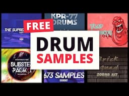 1,400 FREE Drum Samples & Drum Sample Packs