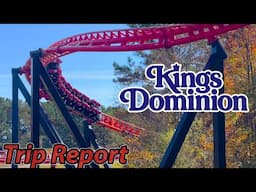 Riding Project 305 for the 1st AND Last time! | Kings Dominion | VLOG | November 2024