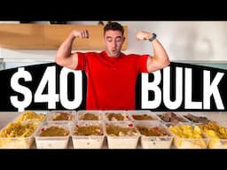 Bulking on a Budget : $40 Meal Prep to Build Muscle