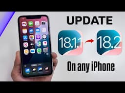 How to Update iOS 18.1.1 to iOS 18.2 on any iPhone