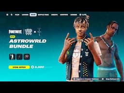 HE'S HERE! (Travis Scott Update, FREE Juice WRLD Skin, Chapter 6 Fortnite)