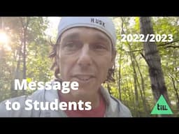 2022/2023 - Message to students ￼