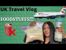 Travel Vlog: How to Pack Foodstuffs When Traveling to UK (United Kingdom) During Covid Using BA