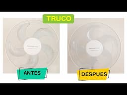 TRUCO para LIMPIAR el VENTILADOR  SIN DESMONTAR