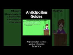 Reading Strategy: Anticipation Guides | Special Education Resources #shorts