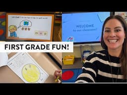 Teaching CVC words, Open House Night, My Little Spot of Emotions and More in 1st Grade!