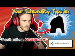 Pewdiepie being CONFLICTED while doing Personality Test