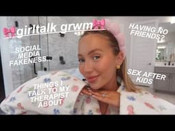 girltalk GRWM! allllll the tea.. + my 10 MINUTE makeup routine!🎀🧴