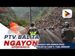 Kabi-kabilang landslides, naitala sa mga kalsada sa Cordillera