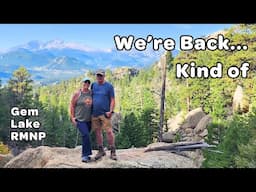 Back on YouTube hiking in Gem Lake in Rocky Mountain National Park