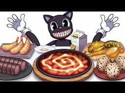 Cartoon Cat Mukbang ASMR Animation live