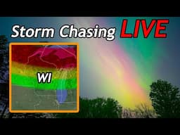 NORTHERN LIGHTS In Wisconsin! (Live Storm Chasing 11-8--24)