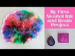 Alcohol ink resin coaster beginners tutorial - amazon alcohol ink review- watch me resin