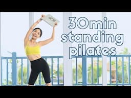 30 MINUTE STANDING PILATES WORKOUT | Beautiful Full Body with Weights