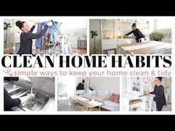 2024 CLEAN HOME HABITS - Simple tips for a clean and tidy home || THE SUNDAY STYLIST