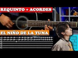 Tutorial | El Niño de la Tuna | Natanael Cano | Requinto | Acordes | TABS