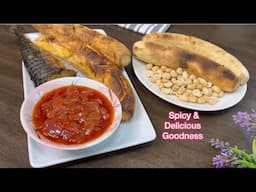 HOW TO ROAST PLANTAIN ON A STOVE TOP | HOT SAND | BOLE | STREET FOOD | @SpicyDeliciousGoodness