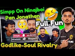 Simpp Reply On Ninjaboi Pan Jonathan🚨 GodL Soul Rivalry😳 Ankiii Simpp Full Fun🤣