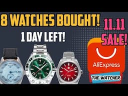 1 day left! Aliexpress 11.11 sale & 8 purchases! | The Watcher