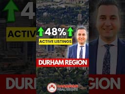 Why is there a 48% Increase in Active Listings in Durham Region? #durhamrealestate #realestate