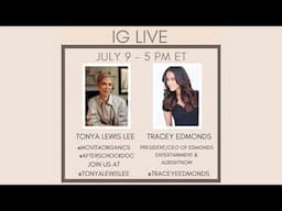 Tracey's Instagram Live Interview with Movita Organics Founder, Tonya Lewis Lee