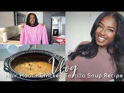 Target Hair Haul, Chicken Tortilla Soup Recipe | Weekend Vlog