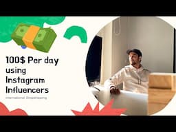 How to make 100$ Per Day from Dropshipping POD using Instagram Influencers