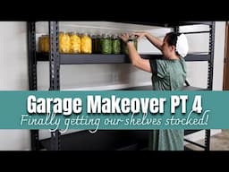 Want a Modern Garage Makeover? Watch This For Easy Canning Shelves Inspiration