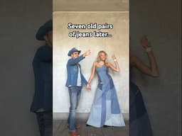 Been wanting to make this one for years….#costumes #britneyspears #denim #halloweencostumes #sewing