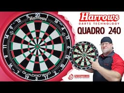 IT'S BACK!!!! The New Harrows QUADRO 240 DartBoard