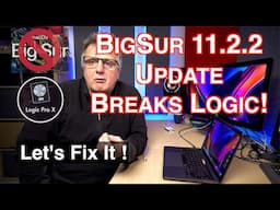 Big Sur Update 11.2.2 stops USB hubs Killing MacBook M1 systems but breaks Logic Pro. How to Fix.