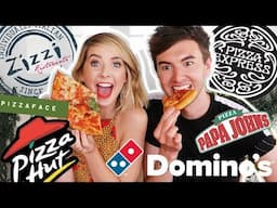 Ultimate Pizza Taste Test With Mark | Zoella