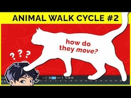 🔴 How to Animate a WOLF Walk Cycle | Part 2 🐺