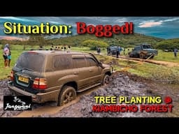 MUDDY MAYHEM! Planting Trees & Getting Stuck in 4x4 Heaven! (Kiambicho Forest)