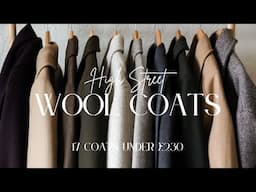 Wool Coats Under £230 | High Street Try On