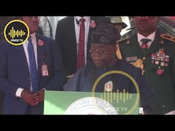 Full Video Of President Tinubu Stops His Speech To Honour Labgbaja's Wife At The Burial Ceremony